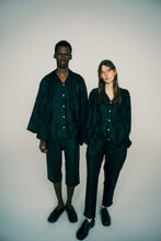 画像をギャラリービューアに読み込む, 〈BLACK〉 N25-KSPT01 / Tuck Easy Pants