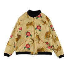 Load image into Gallery viewer, 〈 BLACK VELVET / SAMURAI / TIGER CAMELLIA 〉 N26-SK01-B / Souvenir Jacket / Embroidery black