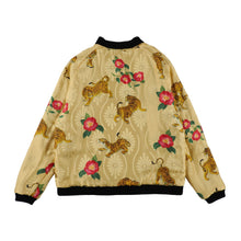 Load image into Gallery viewer, 〈 BLACK VELVET / SAMURAI / TIGER CAMELLIA 〉 N26-SK01-B / Souvenir Jacket / Embroidery black