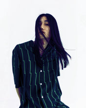 画像をギャラリービューアに読み込む, 〈BANBOO GROVE STRIPE / VIRIDIAN〉 N26-RSH02 / Short Sleeve Shirt