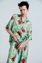 画像をギャラリービューアに読み込む, 〈USHIWAKAMARU / YOSHITOSHI TSUKIOKA / LEAF GREEN〉 N24-SCPT03 / Tuck Easy Pants