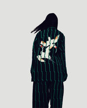 Load image into Gallery viewer, 〈[BANBOO GROVE STRIPE / VIRIDIAN〉 N26-RLSH02 / Long Sleeve Shirt