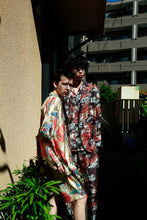 Load image into Gallery viewer, 〈QILIN AND CHRYSANTHEMUM / YELLOW BEIGE〉 N24-SSPT02 / Tuck Short Pants