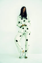 画像をギャラリービューアに読み込む, 〈JAPANESE LOBSTER N POLKA DOT / WHITE〉 N26-RPT01 / Tuck Easy Pants