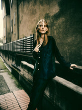 画像をギャラリービューアに読み込む, 〈BLACK〉 N25-KSPT01 / Tuck Easy Pants