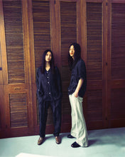 画像をギャラリービューアに読み込む, 〈BLACK PERPLE〉 N26-KSPT01 / Tuck Easy Pants
