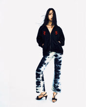 Load image into Gallery viewer, 〈 BLACK VELVET / SAMURAI / TIGER CAMELLIA 〉 N26-SK01-B / Souvenir Jacket / Embroidery black