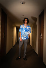 画像をギャラリービューアに読み込む, 〈DRAGON / SKY BLUE〉N21-RSH01 / Short Sleeve Shirt