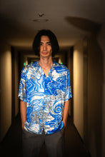 画像をギャラリービューアに読み込む, 〈DRAGON / SKY BLUE〉N21-RSH01 / Short Sleeve Shirt