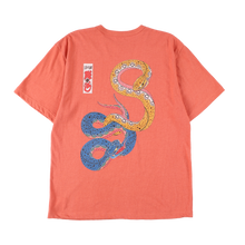 画像をギャラリービューアに読み込む, 〈SNAKE / HORIYOSHI Ⅳ KAKU / SCARLET〉N21-STS01 / T-Shirt {LOOPWHEEL KNIT}