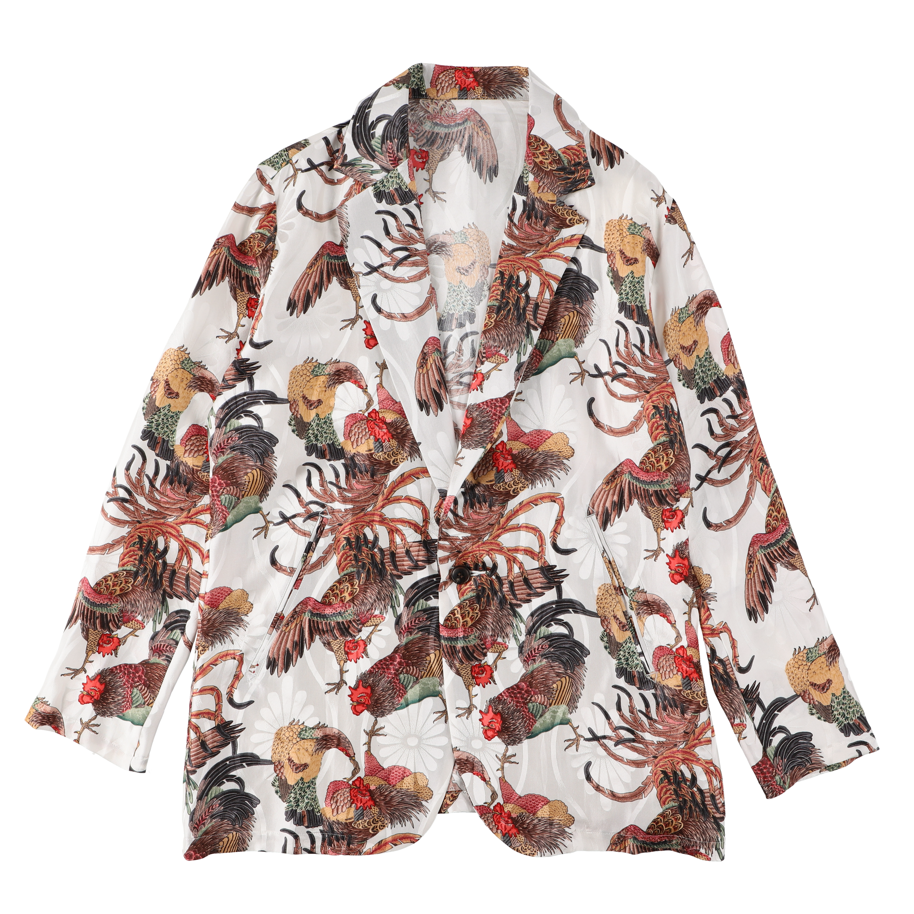 GAME COCK / JAKUCHU ITO / WHITE〉N21-SJK01 / Jacket – NIPOALOHA