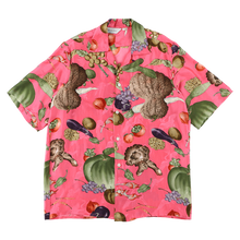 画像をギャラリービューアに読み込む, 〈VEGETABLES AND FRUIT / JAKUCHU ITO / PINK〉N21-SSH03 / Short Sleeve Shirt