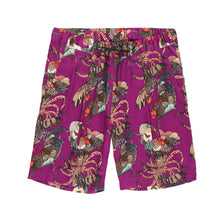 画像をギャラリービューアに読み込む, 〈GAME COCK / JAKUCHU ITO / PURPLE〉N22-RSPT01 / Tuck Short Pants