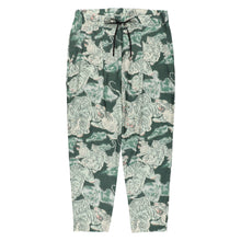 Load image into Gallery viewer, 〈ONE HUDRED TIGERS / GREEN / PALE GREEN TIGER〉 N25-RPT03 / Tuck Easy Pants
