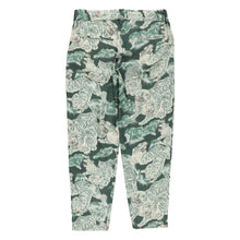 Load image into Gallery viewer, 〈ONE HUDRED TIGERS / GREEN / PALE GREEN TIGER〉 N25-RPT03 / Tuck Easy Pants
