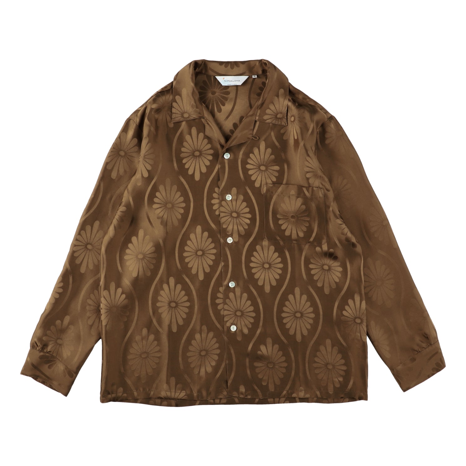 COFFEE BROWN〉N24-KSLSH01 / Long Sleeve Shirt – NIPOALOHA