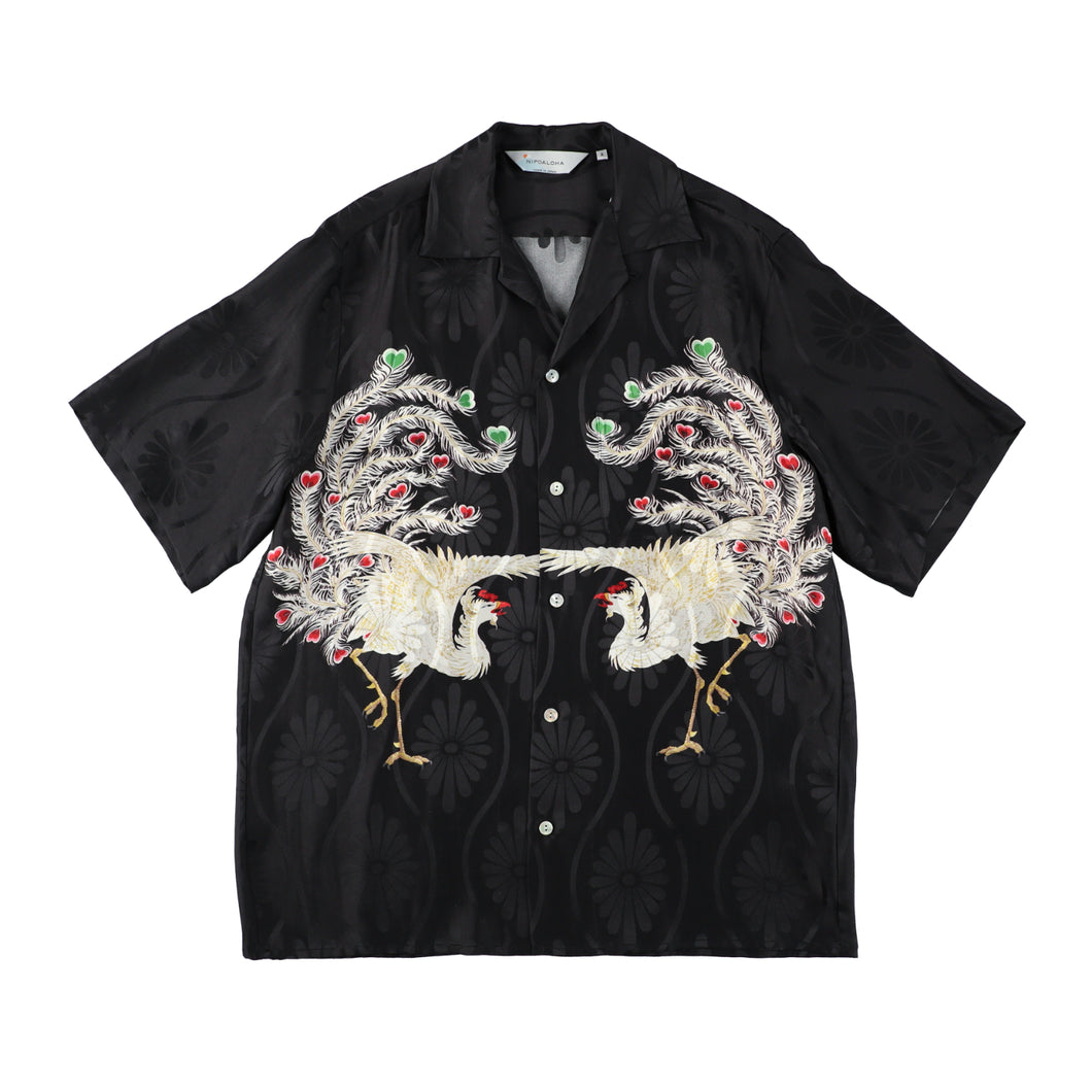 〈 PHOENIX / BLACK 〉 N25-SSH01 / Short Sleeve Shirt