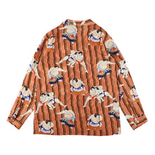 Load image into Gallery viewer, 〈SUMO WRESTLERS] / SALMON ORANGE〉 N24-SCLSH04 / Long Sleeve Shirt
