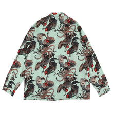 Load image into Gallery viewer, 〈GAME COCK / JAKUCHU ITO / MINT GREEN〉 N24-RLSH01 / Long Sleeve Shirtt
