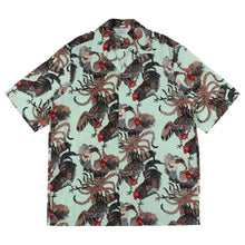 画像をギャラリービューアに読み込む, 〈GAME COCK / JAKUCHU ITO / MINT GREEN〉N24-RSH01 / Short Sleeve Shirt
