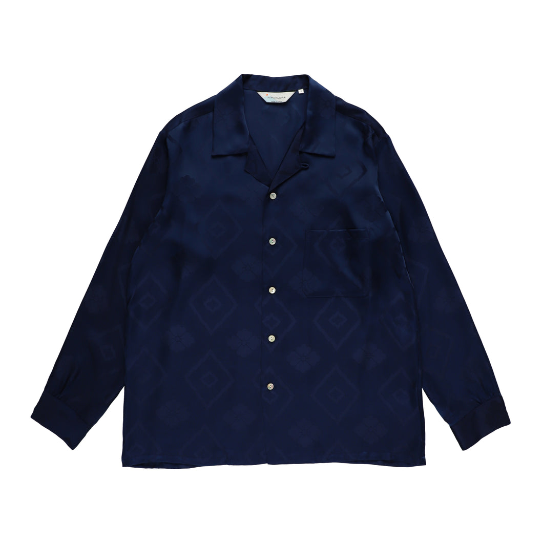 〈NAVY〉 N25-KSCLSH01 / Long Sleeve Shirt