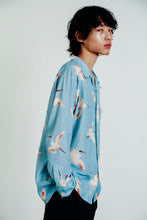 Load image into Gallery viewer, 〈NIPPONIA-NIPPON/ NIPOALOHA-ORIGINAL / SAX BLUE〉 N24-RLSH02 / Long Sleeve Shirt
