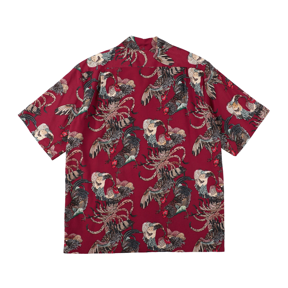 NIPOALOHA × BY GAME COCK JAKUCHU ITO GAME COCK / JAKUCHU ITO / DEEP RED〉 N25-RSH01 / Short Sleeve