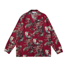 Load image into Gallery viewer, 〈GAME COCK / JAKUCHU ITO / DEEP RED〉 N25-RLSH01 / Long Sleeve Shirt

