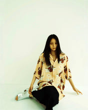画像をギャラリービューアに読み込む, 〈USHIWAKAMARU / YOSHITOSHI TSUKIOKA / SALMON PINK〉 N26-RSH03 / Short Sleeve Shirt
