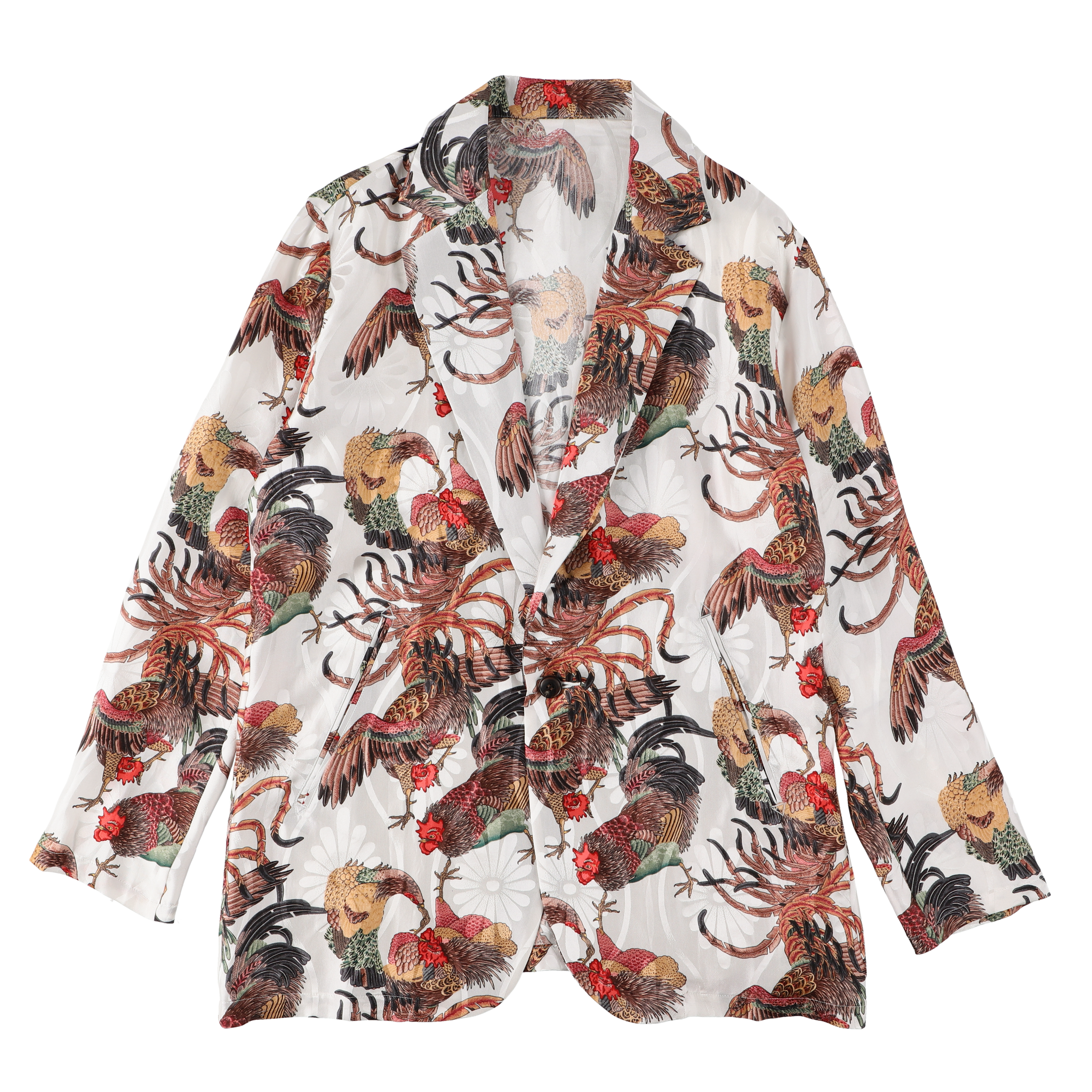 NIPOALOHA × BY GAME COCK JAKUCHU ITO GAME COCK / JAKUCHU ITO / WHITE〉N21-SJK01 / Jacket – NIPOALOHA